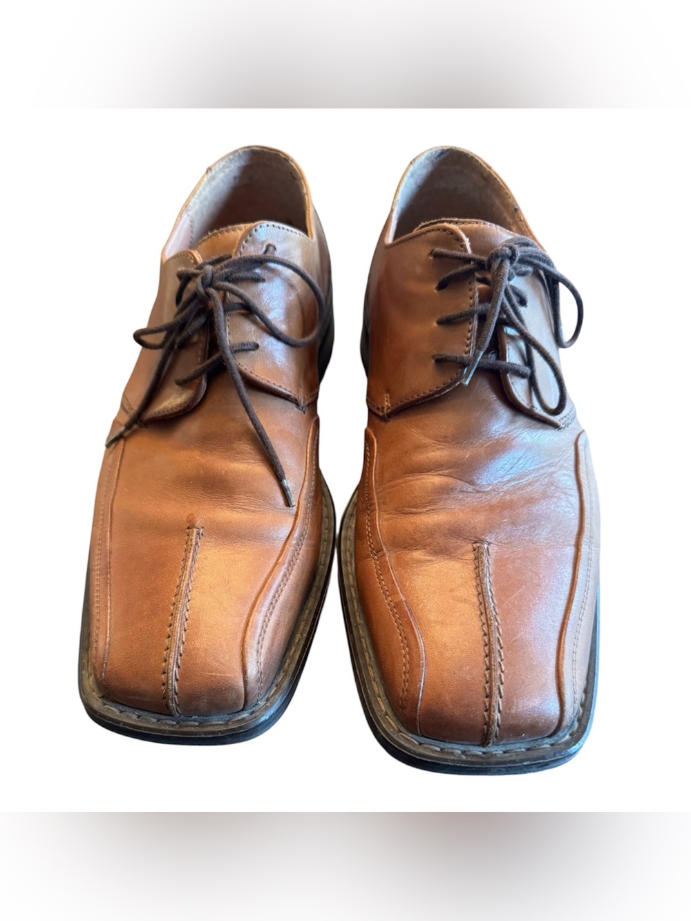 Structure Men's Leather Lace-Up Oxfords